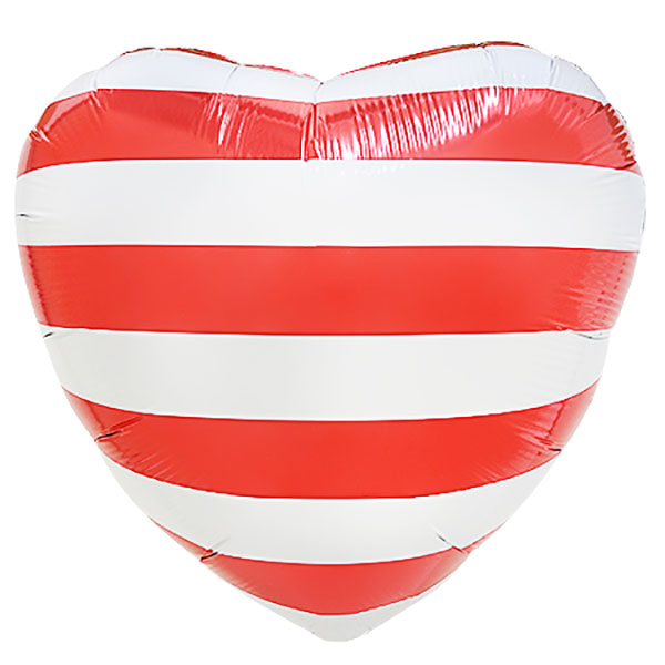 ストライプハート【レッド】