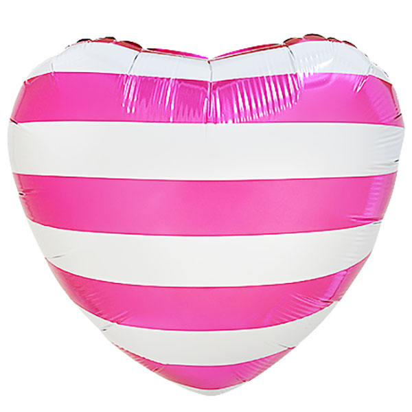 ストライプハート【ピンク】