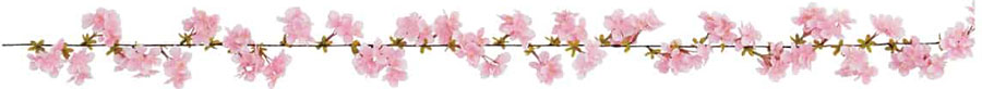 和桜ガーランド【薄ピンク】
