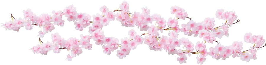 春色さくらガーランド　L100cm（2本セット）