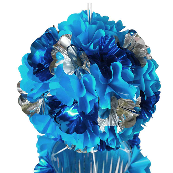 ウェーブくす玉吹き流し