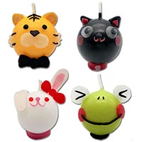 ボールキャンドル作り【動物セットB】