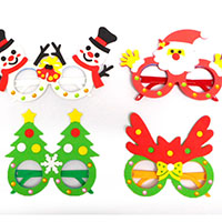 クリスマスメガネ作り