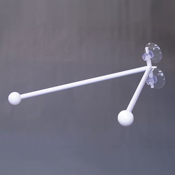 丸パイプ 26cm・ダブルフラッグ【白】